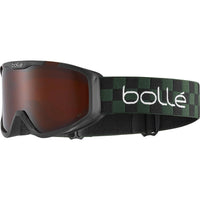 Bolle Ski Goggles Rocket BG107010 Green Checkerboard Matte Rosy Bronze