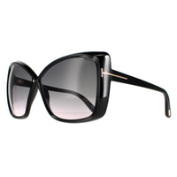 Tom Ford Sunglasses FT0943 Jasmin 01B Shiny Black Smoke Gradient