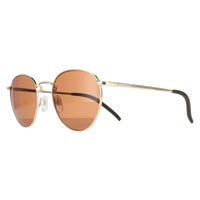 Serengeti Sunglasses Hamel SS520001 Shiny Rose Gold Mineral Polarized Drivers