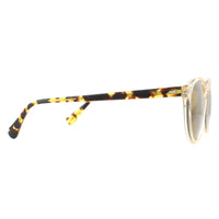 Oliver Peoples Sunglasses Gregory Peck OV5217S 1485W4 Buff and Dark Tortoise Brown Gold Mirror