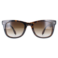 Ray-Ban Sunglasses Folding Wayfarer 4105 Light Havana Brown Gradient 710/51 50mm