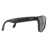 Ray-Ban Sunglasses Folding Wayfarer 4105 Black Green Polarized 601/58 Large