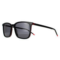 Hugo by Hugo Boss Sunglasses HG 1168/S OIT IR Black Red Gold Grey