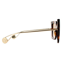 Gucci Sunglasses GG0435S 003 Havana and Gold Brown