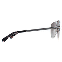 Guess Sunglasses GU00027 10B Shiny Light Nickeltin Smoke Gradient