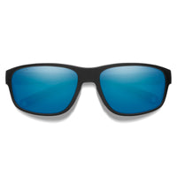 Smith Sunglasses Redding 2 124 QG Matte Black ChromaPop Polarized Blue Mirror