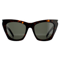 Saint Laurent Sunglasses SL 214 KATE 006 Havana Grey