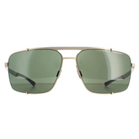 Porsche Design Sunglasses P8919 B Light Gold Black Green