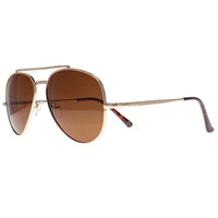 Montana Sunglasses MP185 A Shiny Gold Brown Polarized