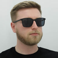 Hugo by Hugo Boss Sunglasses HG1128/S 003/IR Matte Black Grey
