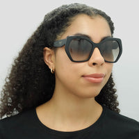 Prada Sunglasses PR 16RS 1AB0A7 Black Grey Gradient
