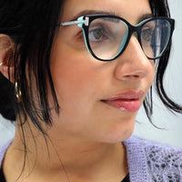 Tiffany Glasses Frames TF2193 8134 Havana Blue Women
