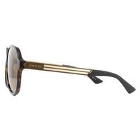 Gucci Sunglasses GG0688S 002 Havana and Gold Brown Polarized