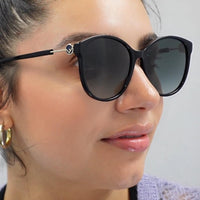 Fendi Sunglasses FF0412S FWM/I4 Nude Blue Polarized