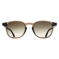 Tom Ford Sunglasses Holt-02 FT1302 45B Shiny Light Brown Brown Gradient