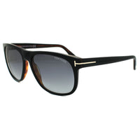 Tom Ford Sunglasses 0236 Olivier 05B Black & Brown Smoke Grey Gradient