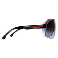 Carrera Sunglasses Topcar 1/N T4O 9O Black Crystal White Red Dark Grey Gradient