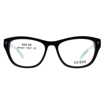 Guess Glasses Frames GU2452 BKBL Black Blue Women