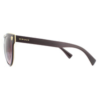 Versace Sunglasses VE2198 12528H Transparent Bordeaux Pink Violet Gradient