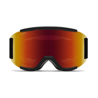Smith Ski Goggles Squad2 2CP 2QJ 6K Black ChromaPop Sun Red Mirror & Storm Yellow Flash