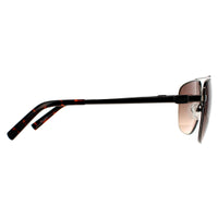 Guess Sunglasses GF5065 08F Shiny Gunmetal Brown Gradient