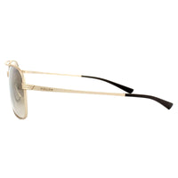 Police Sunglasses S8952 Rival 1 648X Polished Gold Brown Gradient