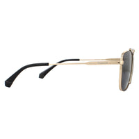 Polaroid Sunglasses PLD 2111/S 2M2 M9 Black Gold Grey Polarized