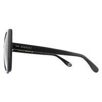 Gucci Sunglasses GG0472S 001 Black Light Grey Gradient