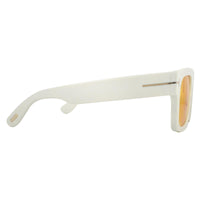 Tom Ford Sunglasses Fausto FT0711 25E Ivory White Orange