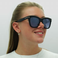 Tom Ford Sunglasses Julie FT0685 01C Black Grey Gradient