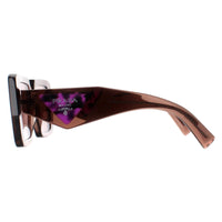 Prada Sunglasses PR23YS 17O60B Brown Transparent Light Brown