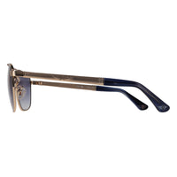 Police Sunglasses SPL890M Origins 3 0300 Shiny Rose Gold Blue Gradient