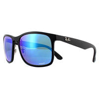 Ray-Ban Sunglasses RB4264 601SA1 Matte Black Blue Flash Polarized Chromance