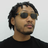 Ray-Ban Sunglasses New Wayfarer 2132 945/57 Honey Crystal Brown Polarized 55mm