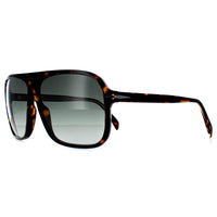 David Beckham Sunglasses DB7008/S 086 9K Dark Havana Green Gradient