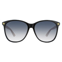 Gucci Sunglasses GG0024S 003 Black Brown Grey Gradient