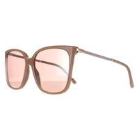 Jimmy Choo Sunglasses SCILLA/S FWM 2S Nude Pink Flash Silver Mirror