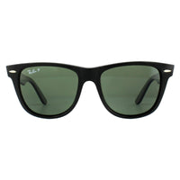 Ray-Ban Sunglasses Wayfarer 2140 901/58 Black Green G-15 Polarized Medium 50mm