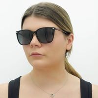 Ralph by Ralph Lauren Sunglasses RA5293 6037T3 Shiny Black with Havana Grey Gradient Polarized