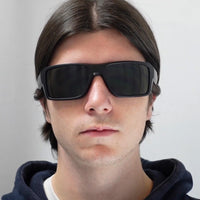 Oakley Sunglasses Double Edge OO9380-01 Matt Black Dark Grey