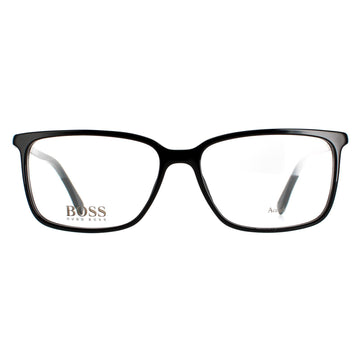 Hugo Boss Glasses Frames BOSS 0679/IT 2M2 Black Gold Men