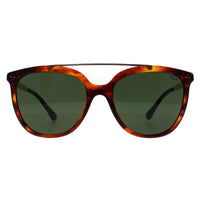 Polo Ralph Lauren Sunglasses PH4135 500771 Havana Striped Bottle Green