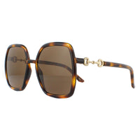 Gucci Sunglasses GG0890S 002 Havana and Gold Brown