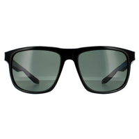 Dragon Sunglasses Sesh 41239-001 Shiny Black Lumalens Smoke Polarized