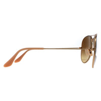 Ray-Ban Sunglasses Aviator 3025 112/85 Matt Gold Brown Gradient