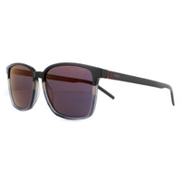 Hugo by Hugo Boss Sunglasses HG 1128/S 08A AO Black Grey Red Mirror