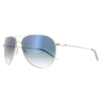 Oliver Peoples Sunglasses Benedict 1002 5241/3F Silver Chrome Sapphire VFX