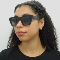 Alexander McQueen Sunglasses AM0299S 001 Black Grey