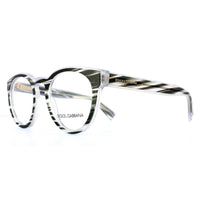 Dolce and Gabbana Glasses Frames 3251 3050 Striped Black Men 49mm