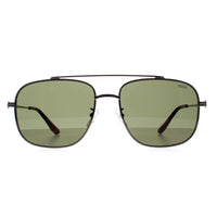 BMW Sunglasses BW0005 08N Shiny Gunmetal Green